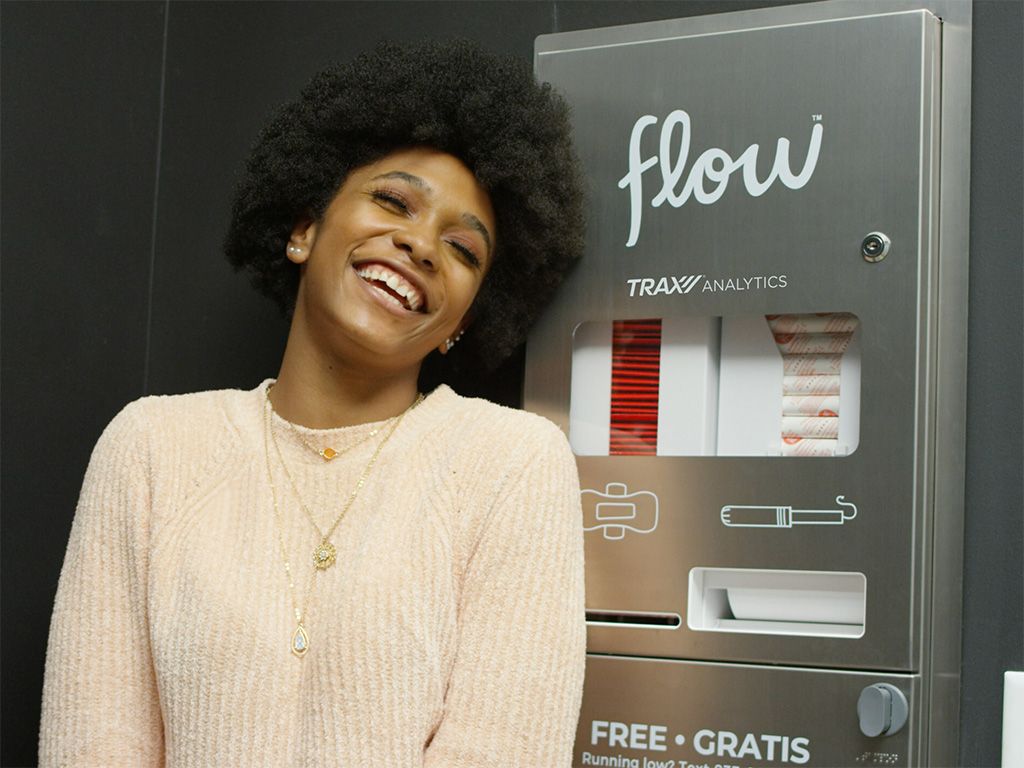 Houston Airports, TRAX Analytics, and Aunt Flow pioneer groundbreaking partnership to enhance traveler experience through restroom solution—smart free-vend period product dispensers now installed at HOU and IAH.
