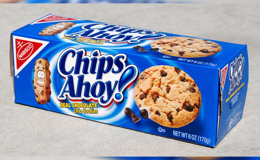 A box of Chips Ahoy! cookies