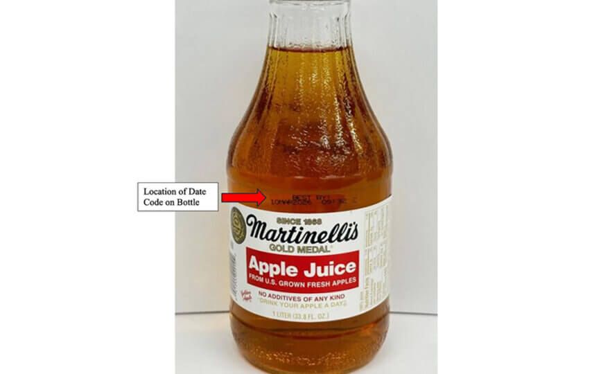Martinelli's apple juice recalls over concern about arsenic levels